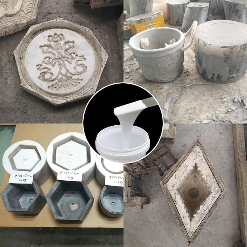水泥工藝品模具硅膠